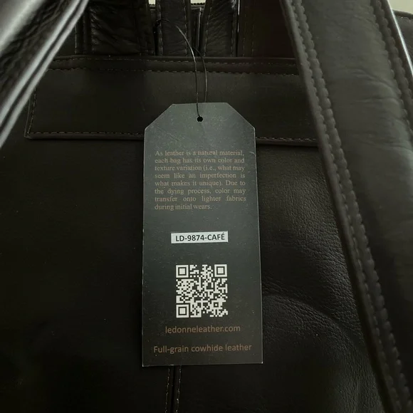 Le Donnie Leather River Backpack - Picture 4 of 5